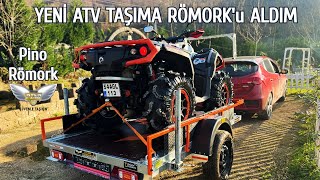 Atv Taşıma Römorku Aldım - Ne Kadar? Nasıl? - Pino Atv Taşıma Römork Tanıtımı