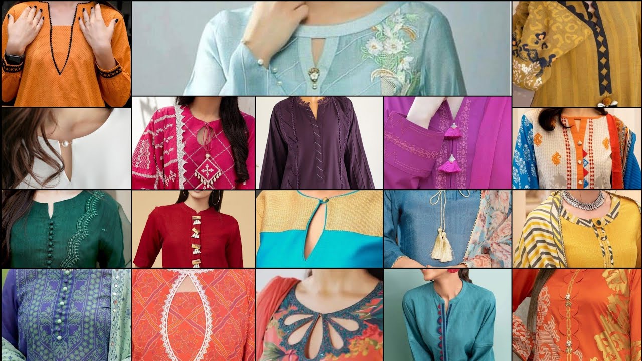 Stylish Neckline Designs | Comfortable Creative Neck Design | Kurti ...