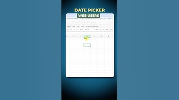 Master excel web date picker in seconds | no more manual date entry