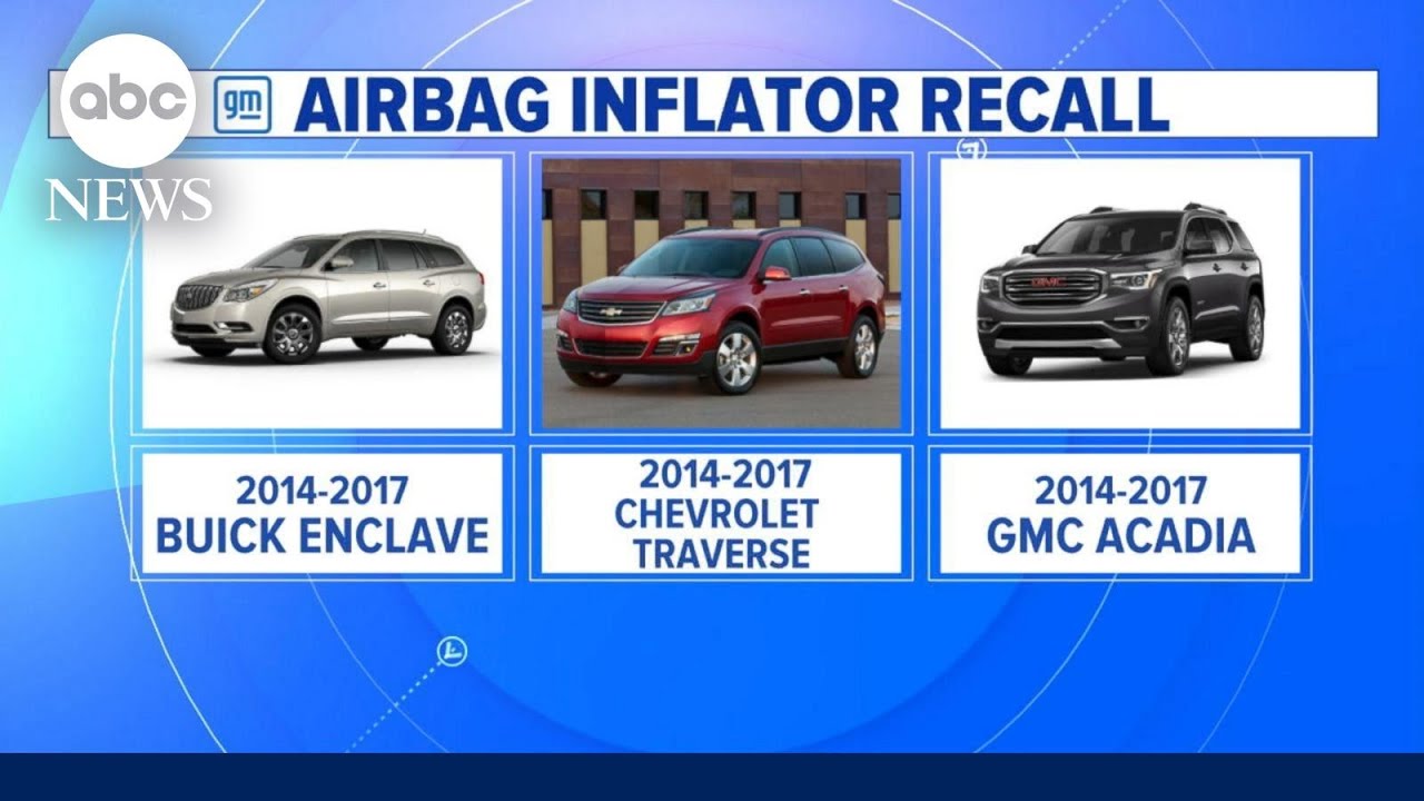 GM recalls nearly 1 million SUVs for airbag failure l GMA