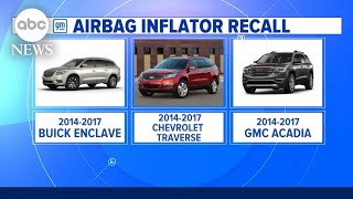 GM recalls nearly 1 million SUVs for airbag fault l GMA