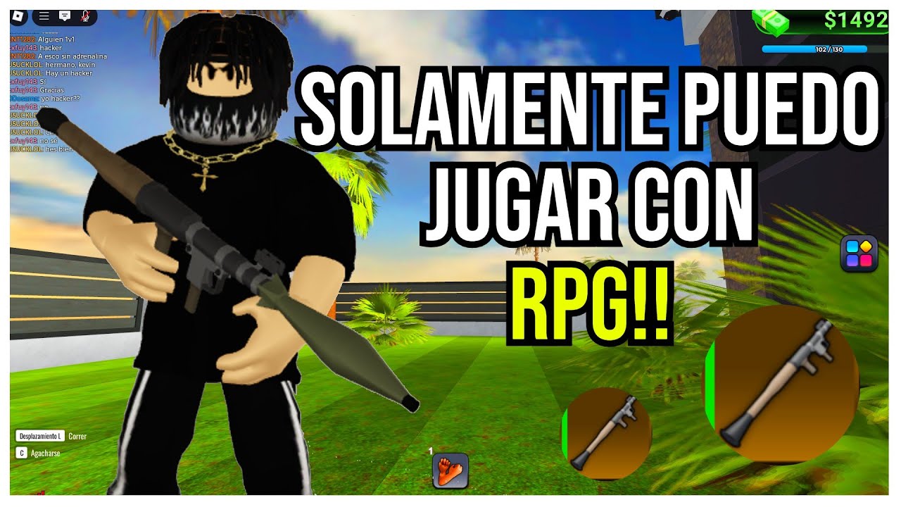 😨SOLAMETE UTILIZE EL RPG EN ESTE SERVIDOR Y ESTO FUE LO QUE PASO!! BlockSpin 🔪 ROBLOX