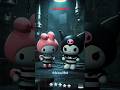 Kuromi And My Melody In The Cage With Chain Cartoon Animation Kuromi