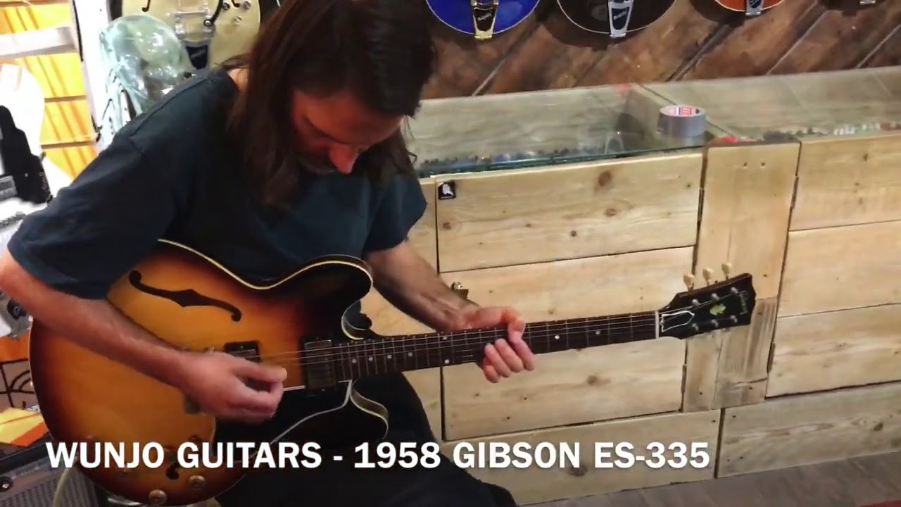 1958 Gibson ES335 Wunjo Guitars Denmark Street, London YouTube