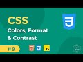 09 - CSS Basics - Colors, Format & Contrast | Full Stack Web Development