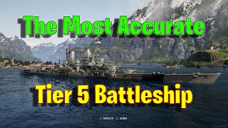 The Most Accurate Tier 5 Battleship in World of Warships Legends!