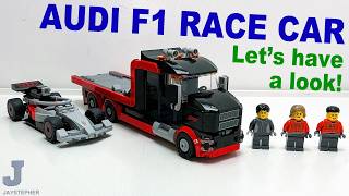 LEGO City 2026 Formula 1 Display Truck With Audi F1 Race Car 60493 Unboxing, Tour, &amp; Review