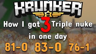 Krunker | How I got 3 triple nuke in one day...