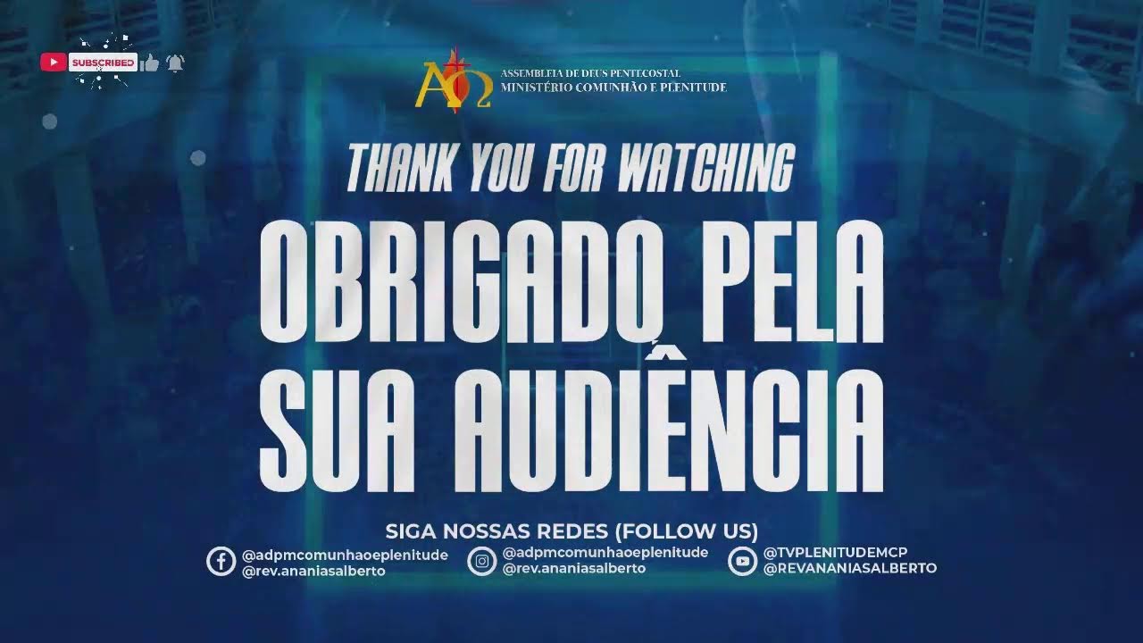 CULTO DE LIBERTAÇÃO, CURA E MILAGRES I TV PLENITUDE MCP I 07.02.2026