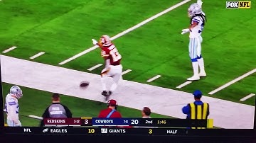 Jeff Heath #38 legal hit on Kelvin Harmon #13 Cowboys/Redskins