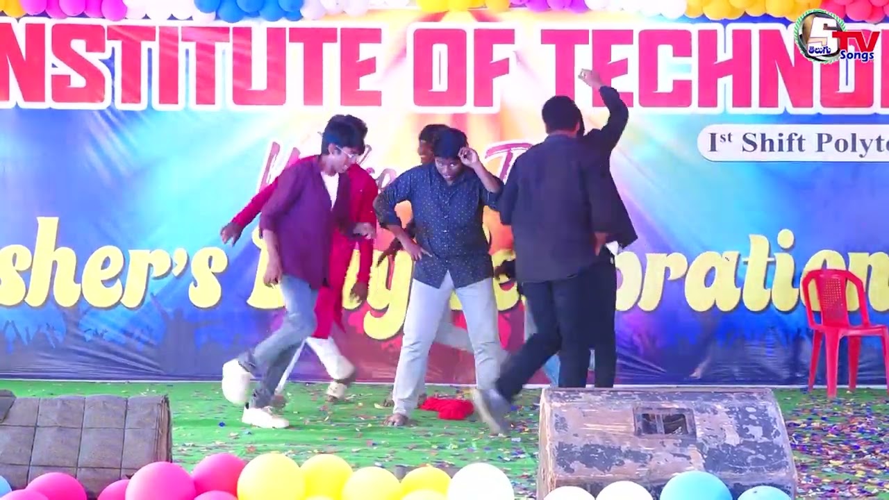 Jigelu Rani Song | Freshers Day | Diploma | RVIT College | Chebrolu | Engineering College | 2025