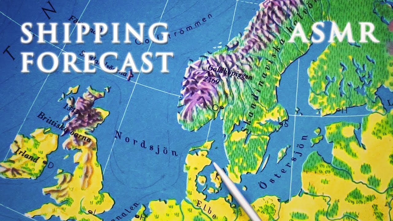 ASMR Shipping Forecast | Deep Voice Reading in Swedish | Svenska Sjörapporten