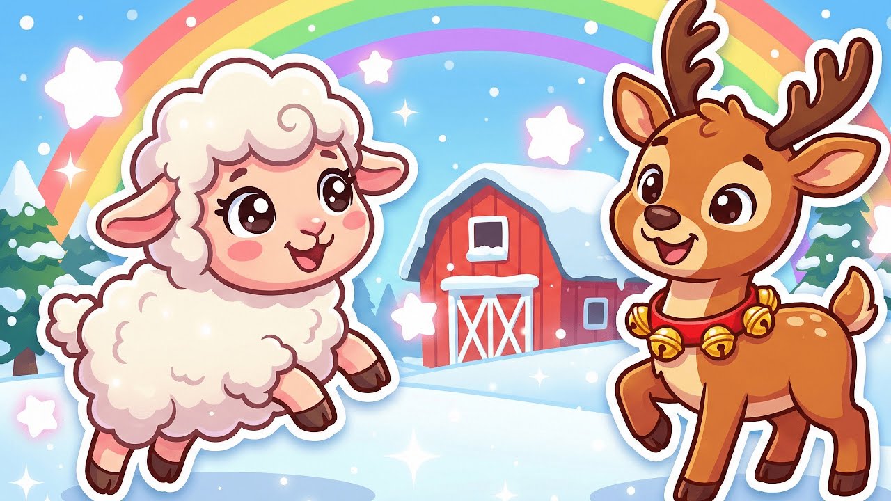 Mary Had a Little Lamb + Jingle Bells - Nursery Rhymes & Kids Songs | Jingle Bells Song