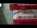 Cnc router de art creation corte de mdf de 18mm