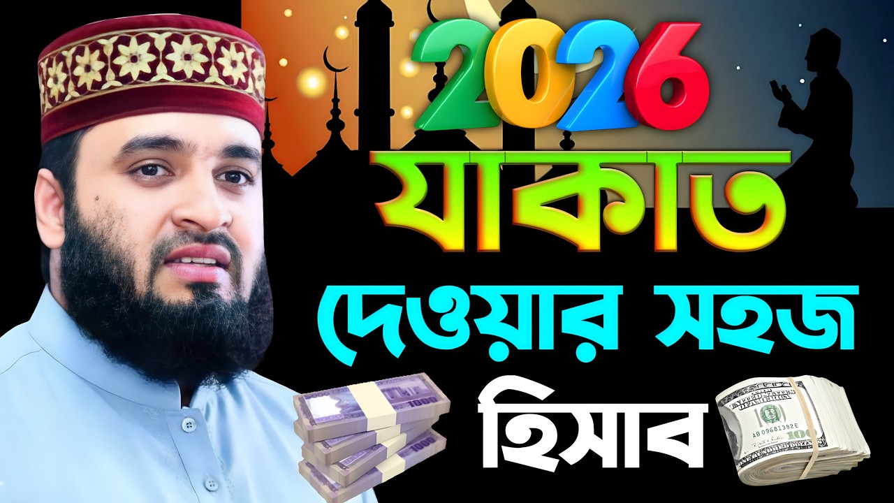 ২০২৬ সালের যাকাত কত টাকা দিবেন? সহজে হিসাব করে নিন | মিজানুর রহমান আজহারী