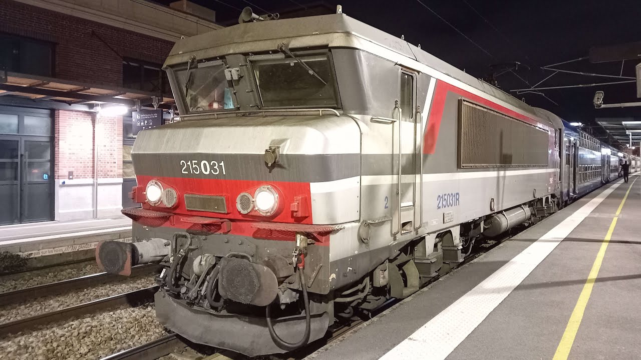 TER Normandie (1ère Classe)🚂BB 15031R Corail+➕🚋V2N : Paris Saint-Lazare➡️Mantes-la-Jolie via GC