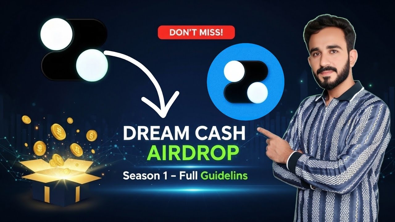Dream Cash airdrop Season 1 Full Guide - YouTube