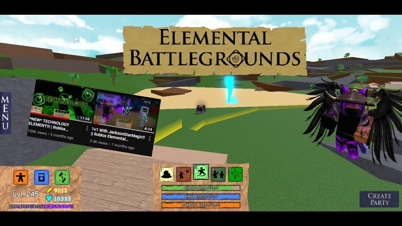 Elemental battlegrounds