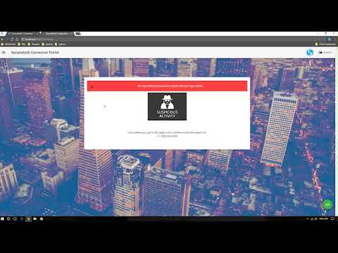 Demo: Portal Protection Using Adaptive Authentication