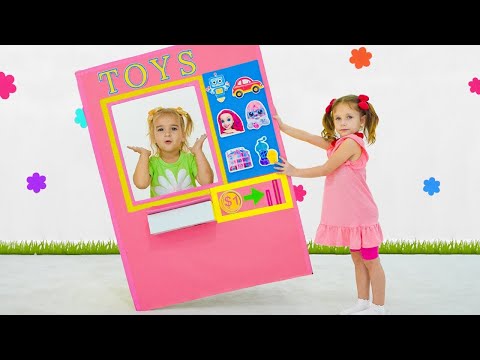 Vending Machine with New Toys - funny story from Alice