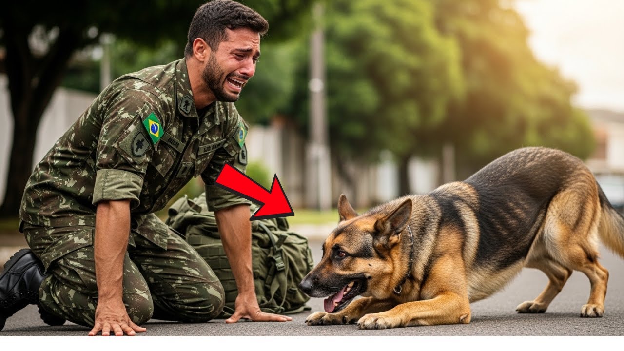 O SOLDADO VOLTOU DA GUERRA E SEU CACHORRO TEVE ESTA REAÇÃO INESPERADA