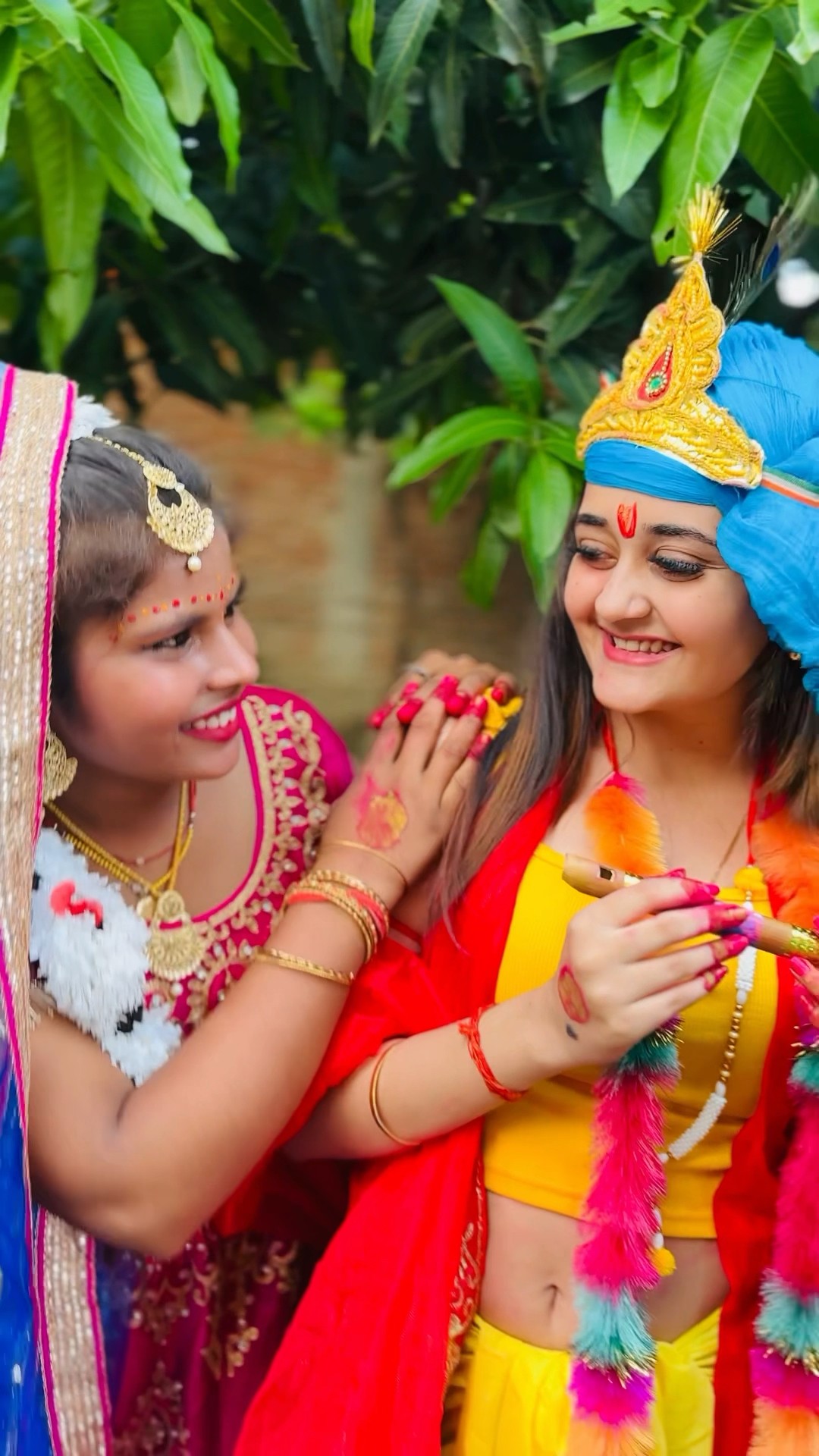 Woh Radha Hai #janmashtami #bindasskavya #shorts