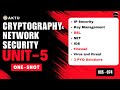 Master Cryptography & Network Security | One Shot Revision for KCS-074 | Aktu Exams PYQ Solutions 🔐