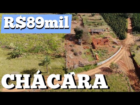 Capa do vídeo CHÁCARA DE OPORTUNIDADE - BEM LOCALIZADA R$89mil