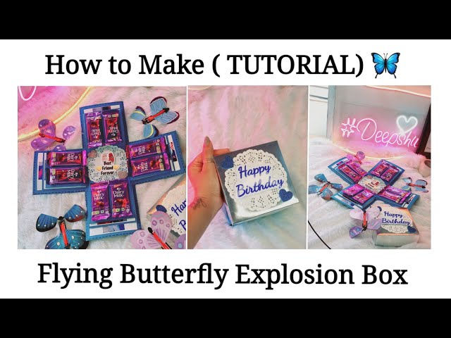 Diy flying butterfly surprise box I origastock