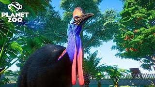 Creating a HUGE Southern Cassowary Habitat in Planet Zoo
