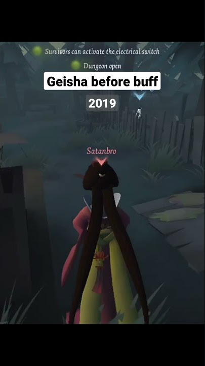 I remember when Geisha was OP |2019| - IDENTITY V #Shorts