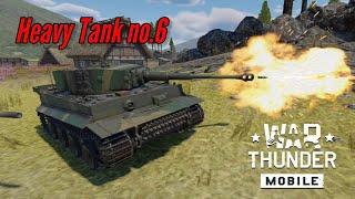 NEW! Heavy Tank no.6 gameplay: Japanese Tiger - War Thunder Mobile