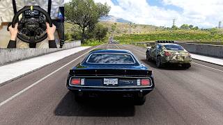 800HP Plymouth Cuda 426 Hemi 1971|Racing Rally Forza horizon 5|Steering Wheel Gameplay
