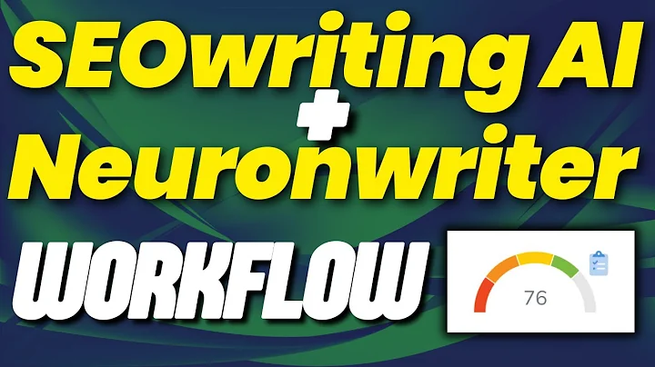 Master the SEO Writing AI and Neuronwriter Workflow for Insane Content