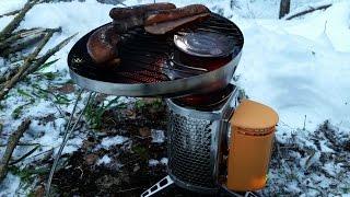 Biolite Campstove And Grill Attachment - First Use First Impressions In Description