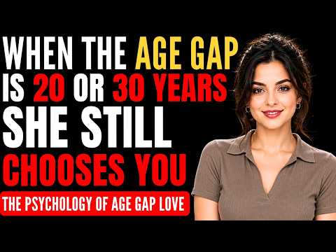When the AGE GAP Is 20 or 30 Years, SHE STILL CHOOSES YOU for These Reasons |Female Psychology Facts