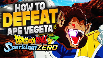 How To Defeat Great Ape Vegeta - Vegeta
