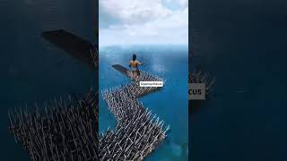 The Zigzag Path Challenge Who Will Survive? #games #arksurvivalascended #funny