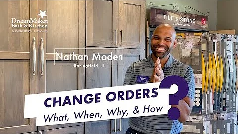 How DreamMaker Handles Change Orders