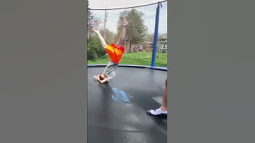 Kid breaks neck on trampoline #recommended #trampoline #injury #fyp #crazy #funny #viral