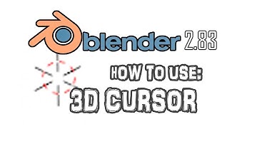 How to use the 3D cursor | Blender 2.8 Beginner Tutorial