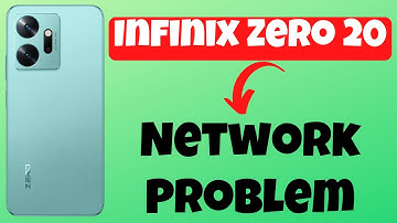 Infinix Zero 20 Network Problem / Mobile data not working