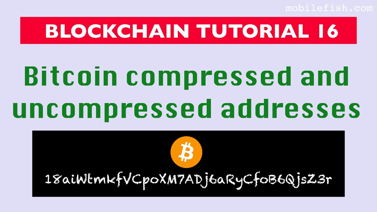 compressed address bitcoin