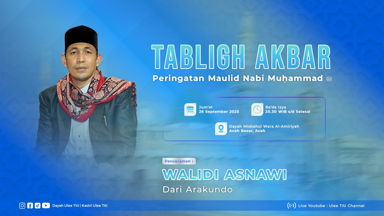 Dakwah Aceh Terbaru | Tgk. Asnawi Arakundo | Di Dayah Misbahul Wara Al-Amiriyah