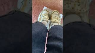 My 2 Girlfriend Tramples On A Sheet Of Paper