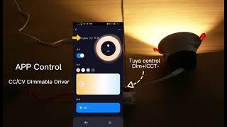 TUYA dimming/CCT led drivers DIP switch