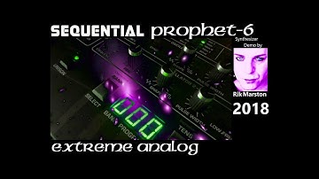 Sequential Prophet-6 Extreme Analog Synthesizer LFO Filter Rik Marston X 5