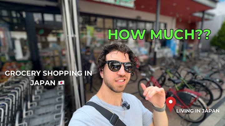 REVEALING how much it costs to buy GROCERIES in JAPAN | My First Grocery Run