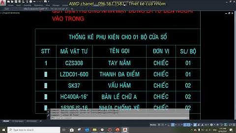 Bài 1: Cửa sổ mở quay, mở hất 1 cánh nhôm xingfa hệ 55
