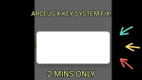 Arceus X key system Fixed!